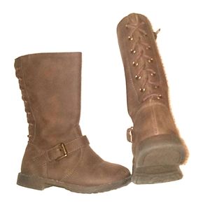 Toddler Girl Brown Boots - size 8t